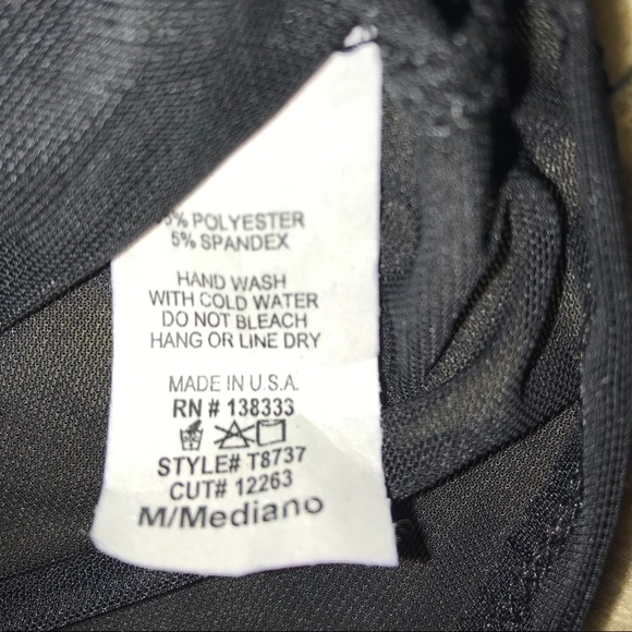 Sheer Fitted Black Long Sleeve Crop Top - Picture 3 of 3